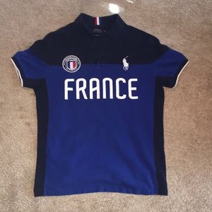 POLO RALPH LAUREN CUSTOM FIT FRANCE SHIRT